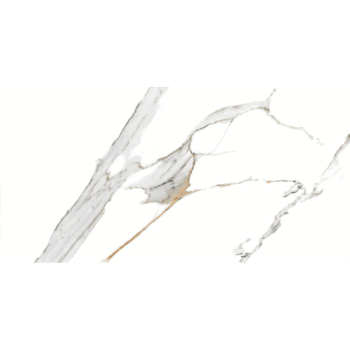 CARRARA WHITE GLOSSY PORCELAIN