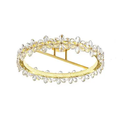 T8033-4 Brass+Crystal+Aluminum