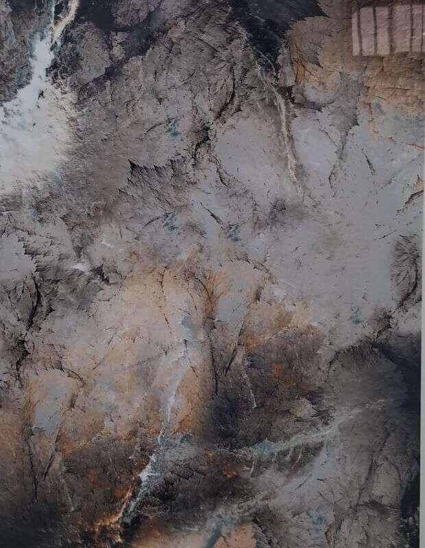 CLOUDY AQUA HIGH GLOSS PORCELAIN